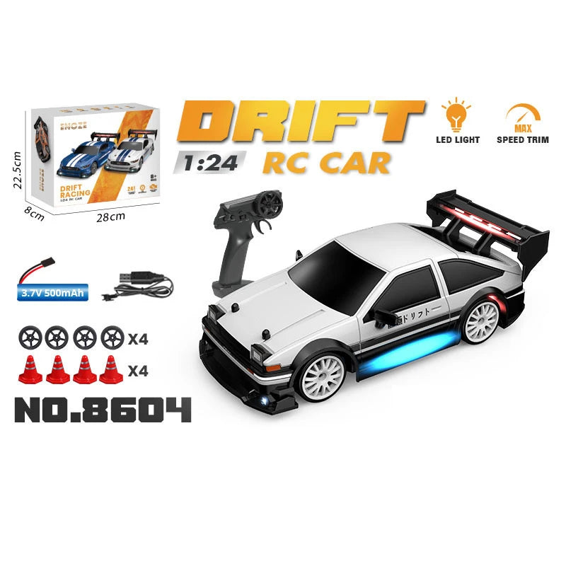 1:24 RC Drift Car 4WD 2.4G High Speed Racing Car