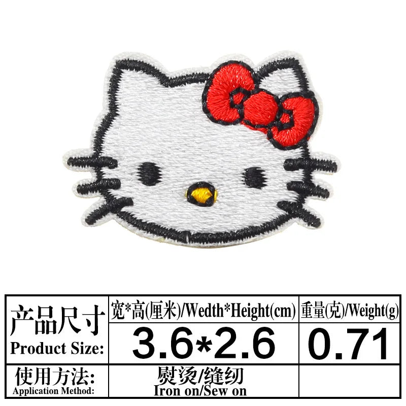 Sanrio Kawaii Embroideried Iron on Patches