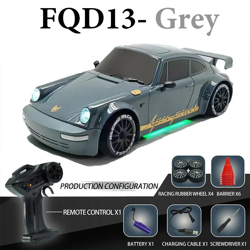 FAYEE 1:20 RC Dodge Hellcat Drift Car – 4WD Gyro Remote Control Toy