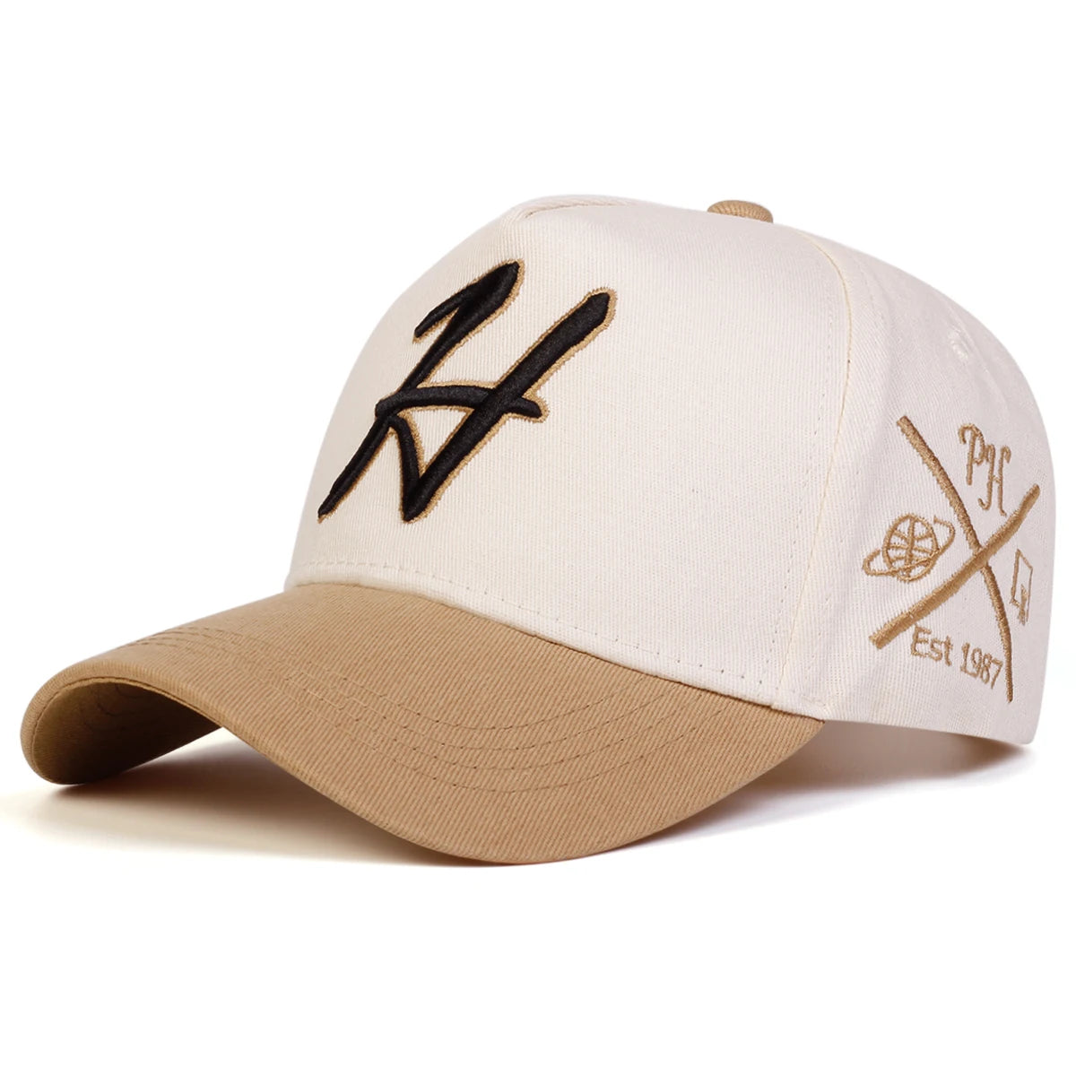 Unisex H Letter Embroidered Baseball Cap – Adjustable Hat