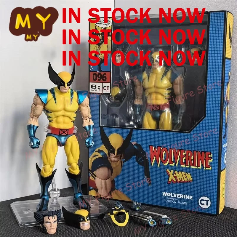 Mafex 96 Wolverine Figure Brown Comic X-Men Action Figure