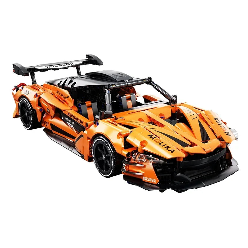 Technical 1:14 Super Sport Car Building Blocks 3 Color Random Assemble Bricks Vehicle Toy