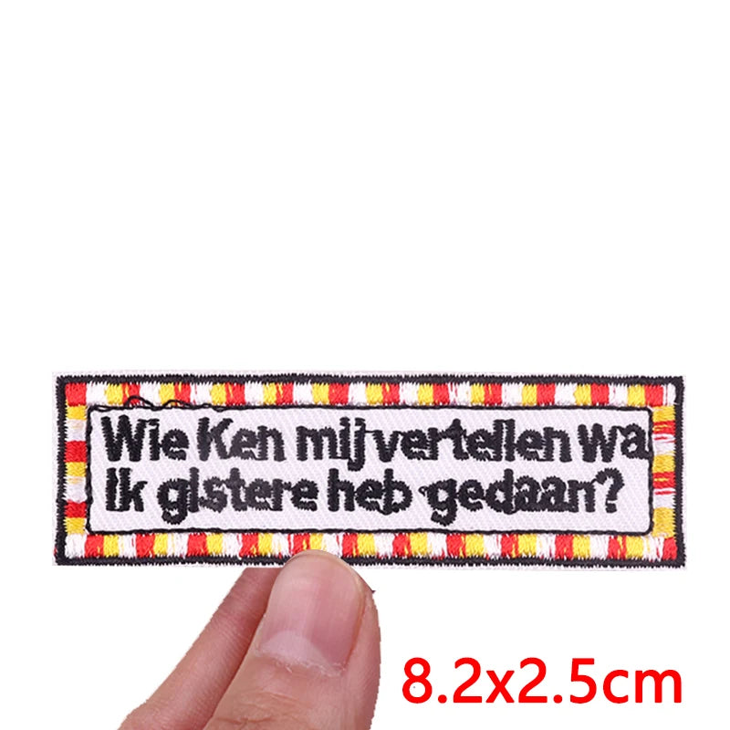 Netherland Embroidery Patches Netherland Carnival Patch Iron On Patches For Clothing