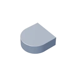 Round 1 x 1 Half Circle Extended (Stadium) Compatible DIY Educational Building Blocks