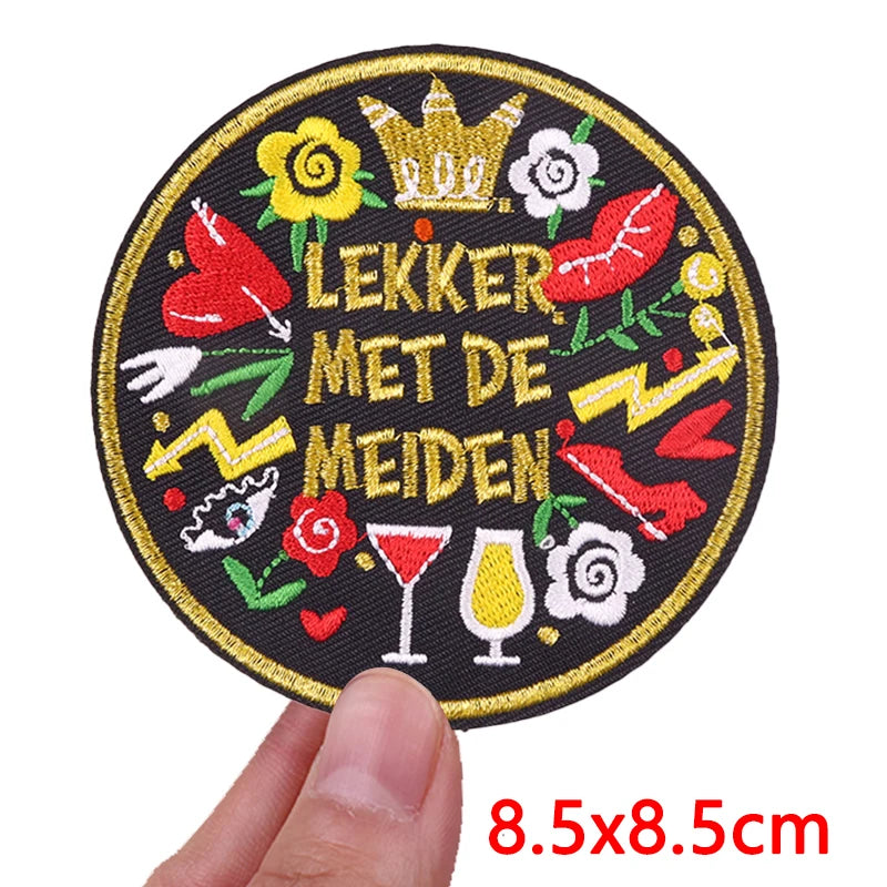 Netherland Embroidery Patches Netherland Carnival Patch Iron On Patches For Clothing