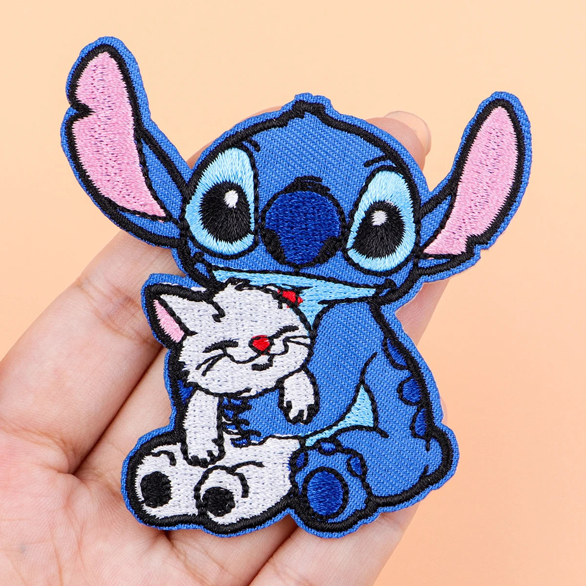 Cute Monster Embroidery Patch Cartoon Mouse Iron On Patches For Clothing