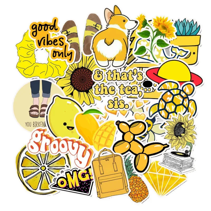 33 Styles Stickers 50PCS/Pack Decals Sticker For DIY Sticker
