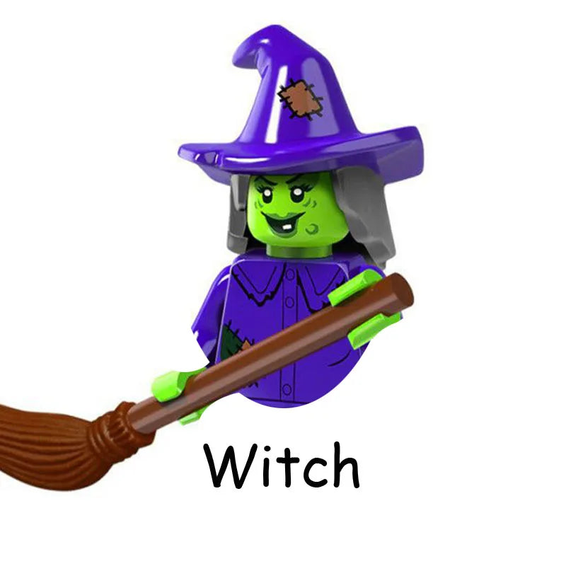 4Pcs/Set The Horrible Movie Dustin Mike Vecna Will Eleven Model Figure Blocks Construction Bricks Toys