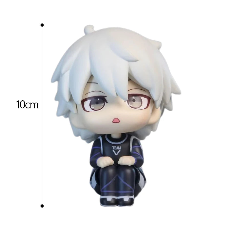 BLUE LOCK Action Anime Figure Q Version Figurine Collectible Model