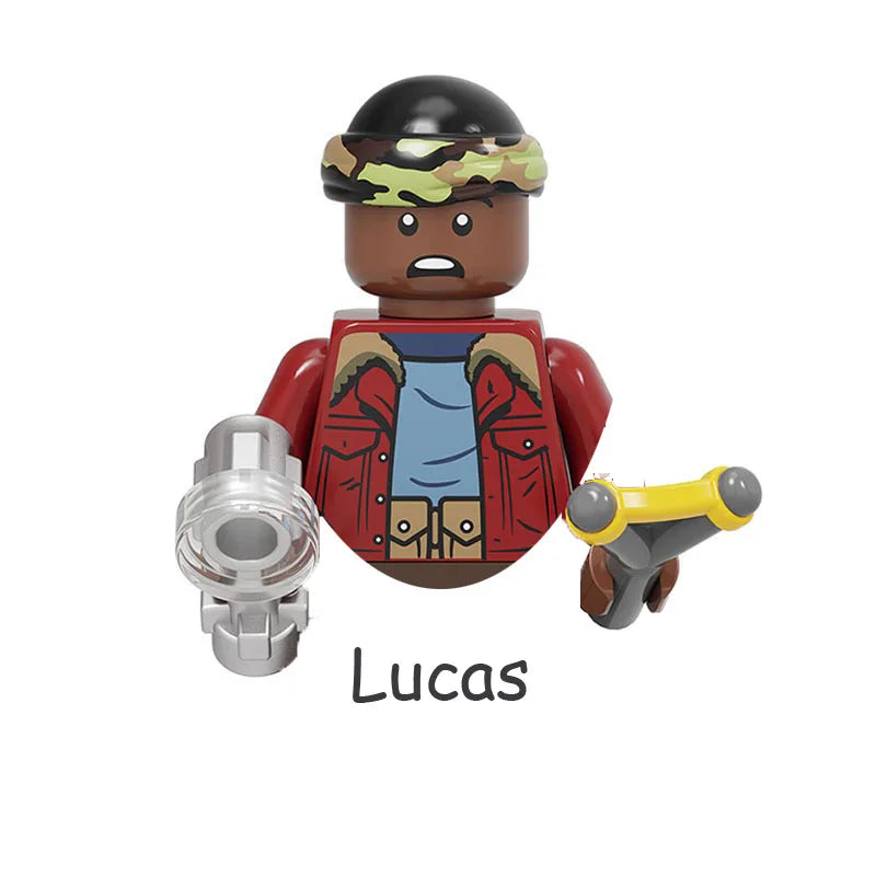 The Terrible Movie Upside Down Dustin Mike Lucas Will Eleven Model Building Blocks