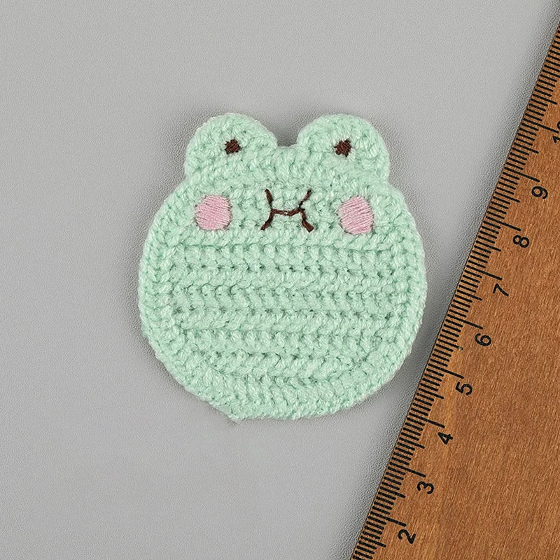5pc Cartoon Little Rabbit Bear Love Cloth Sticker DIY Phone Case Decoration Cloth Patch