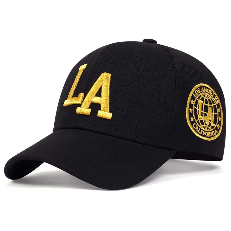 Unisex LA Embroidered Baseball Cap – Adjustable Casual Hat