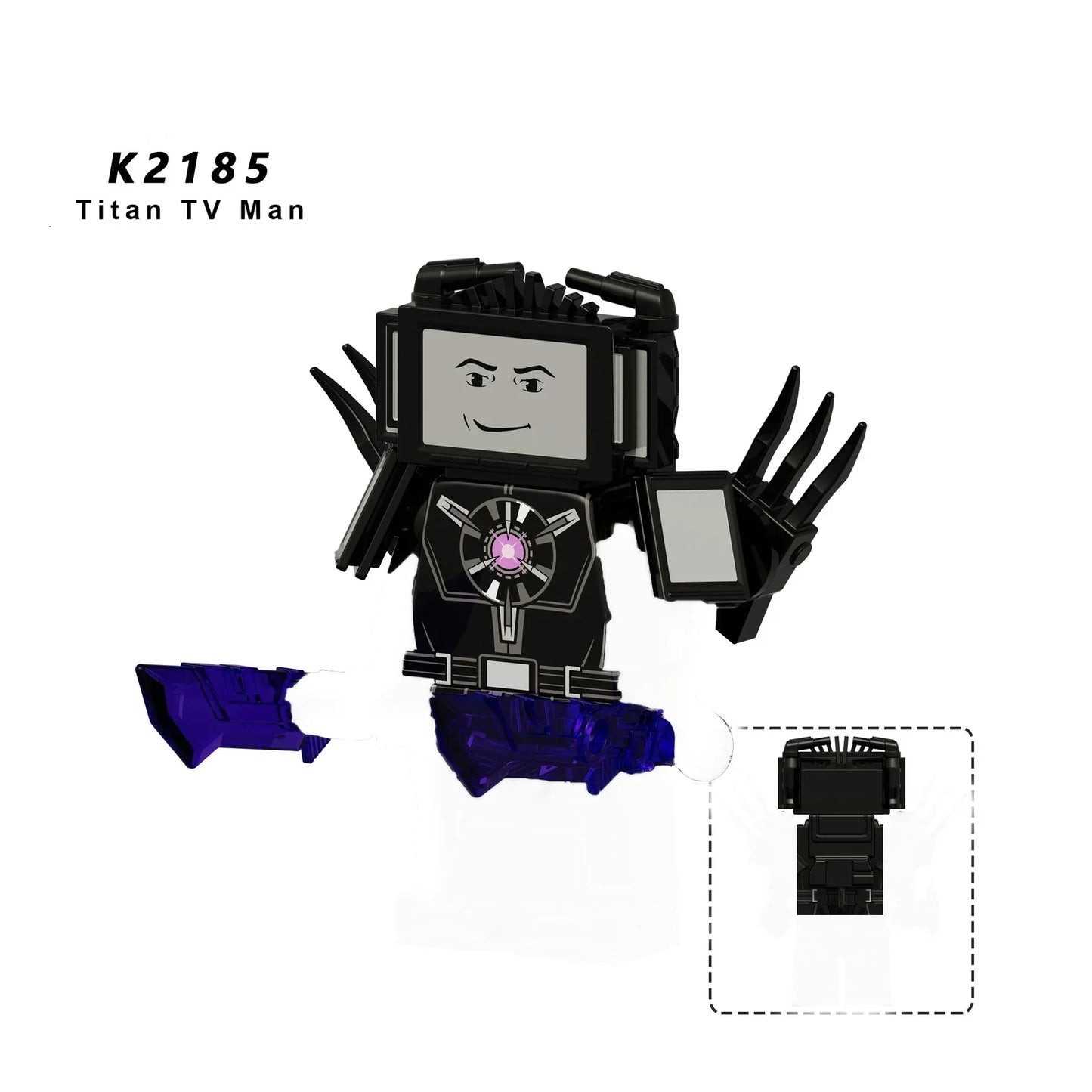 Skibidi Toilet Man Figures Anime Block Toys TvMan Titan Cameraman Speakerman Bricks Model Toy