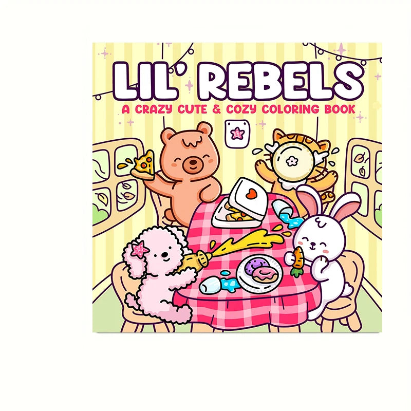 28 Pages Cozy Style Coloring Book for Adult