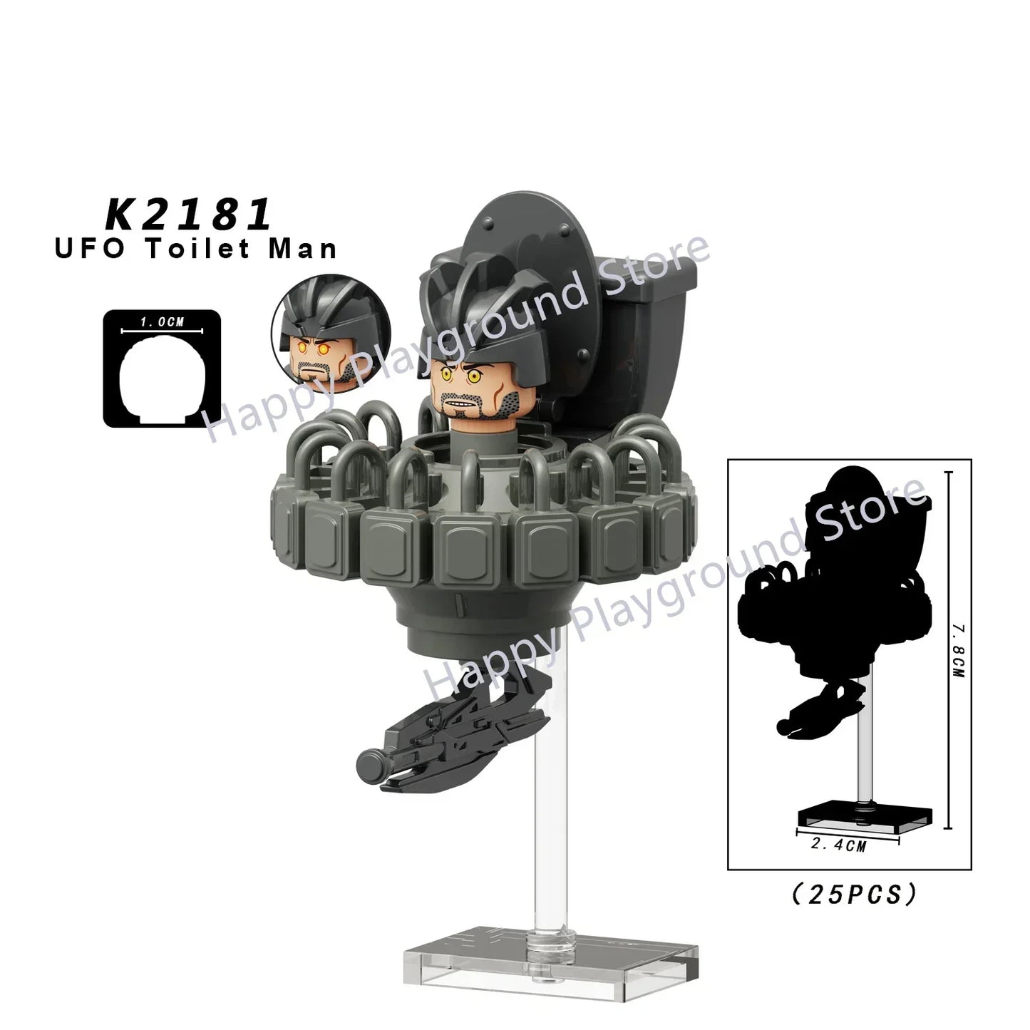 Skibidi Toilet Man Figures Anime Block Toys TvMan Titan Cameraman Speakerman Bricks Model Toy
