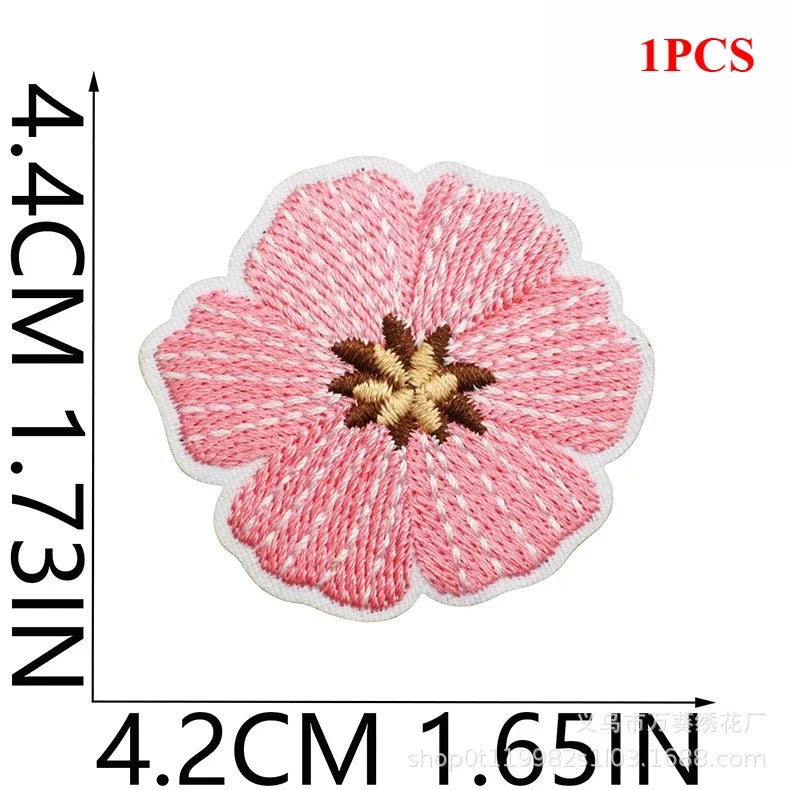 Exquisite Flower Embroidery Patch Sticker Bag Decoration Butterfly Bee Cloth Sticker