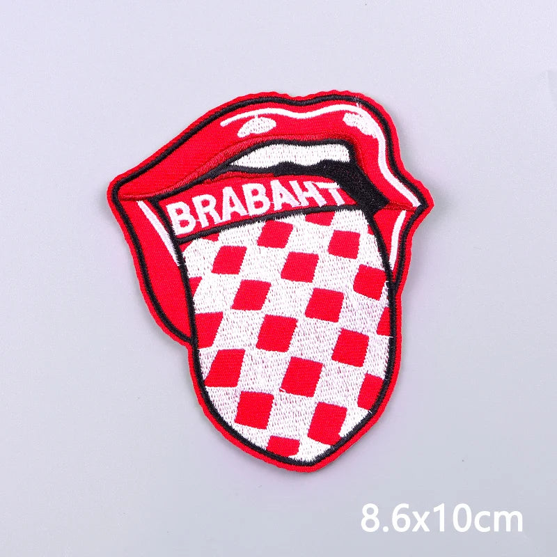 Netherland Carnival Patches Kruikenstader Emblem Embroidery Patches For Clothing Sew On