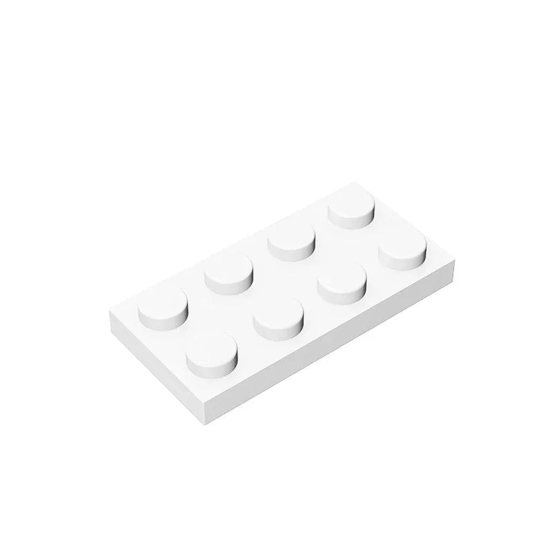 Plate 2 x 4 Compatible Children's DIY building block Particles Plate DIY