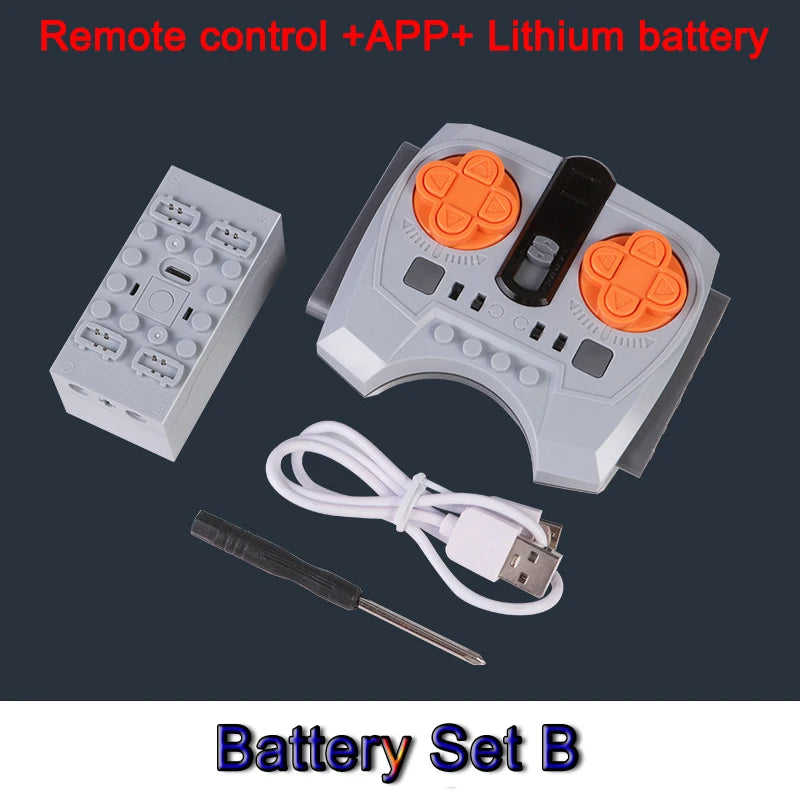 Technical Electronic Building Block MOC Refit Accessories Micro-motor RC Power Functions Parts