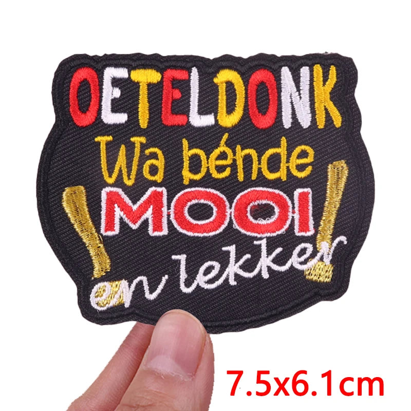 Netherland Embroidery Patches Netherland Carnival Patch Iron On Patches For Clothing
