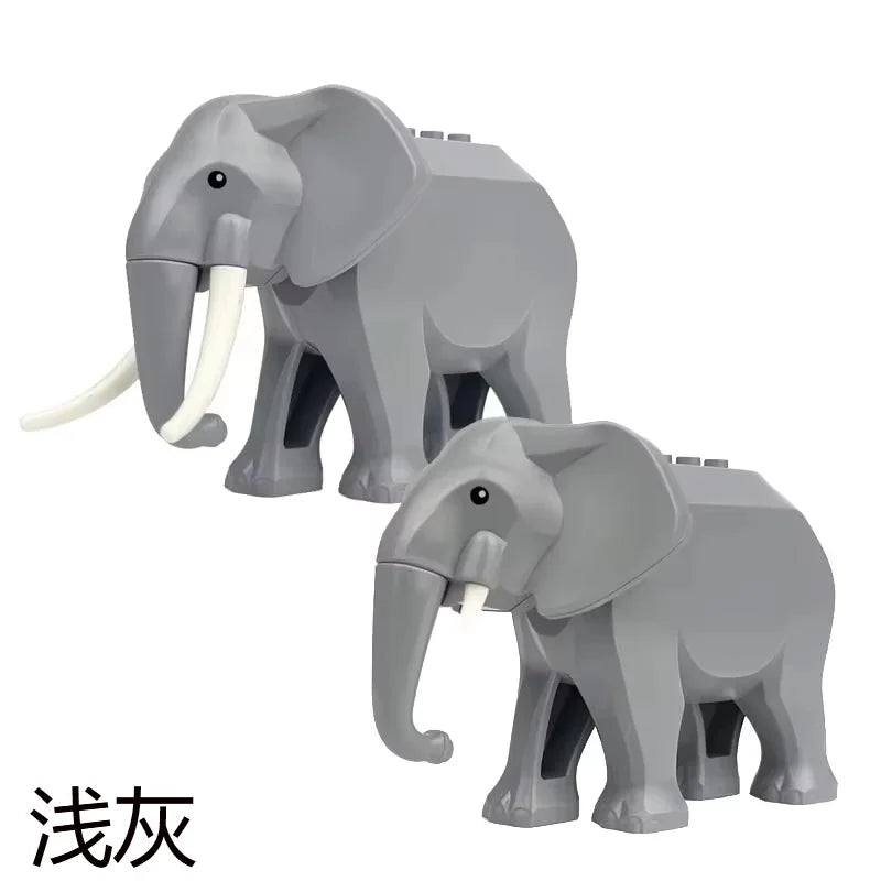 MOC Farm Zoo Animal Building Blocks Kids Toys