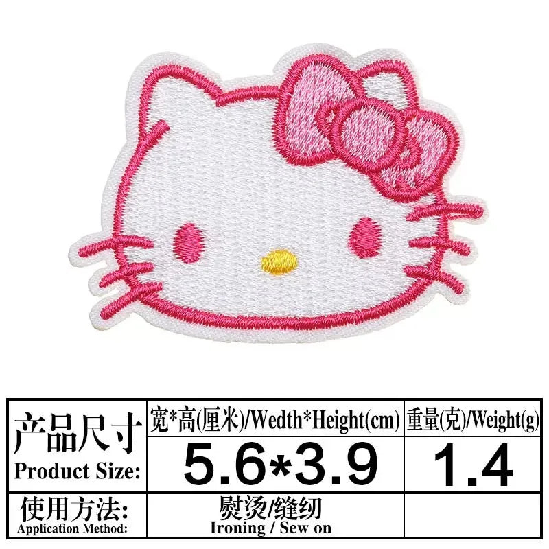 Sanrio Kawaii Embroideried Iron on Patches