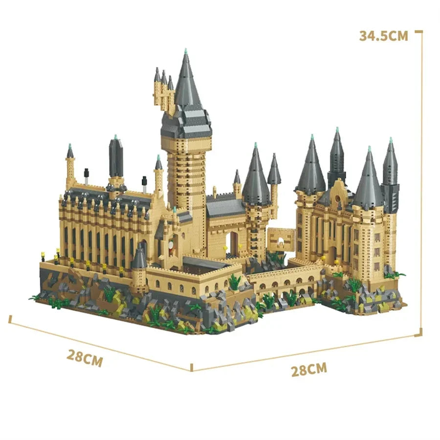 Magic Castle Medieval Architecture Building Set Creative Technical Assembly Bricks
