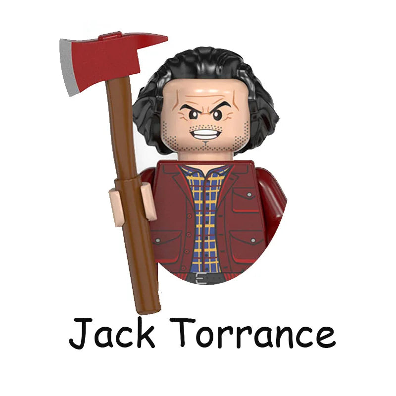 4Pcs/Set The Horrible Movie Dustin Mike Vecna Will Eleven Model Figure Blocks Construction Bricks Toys