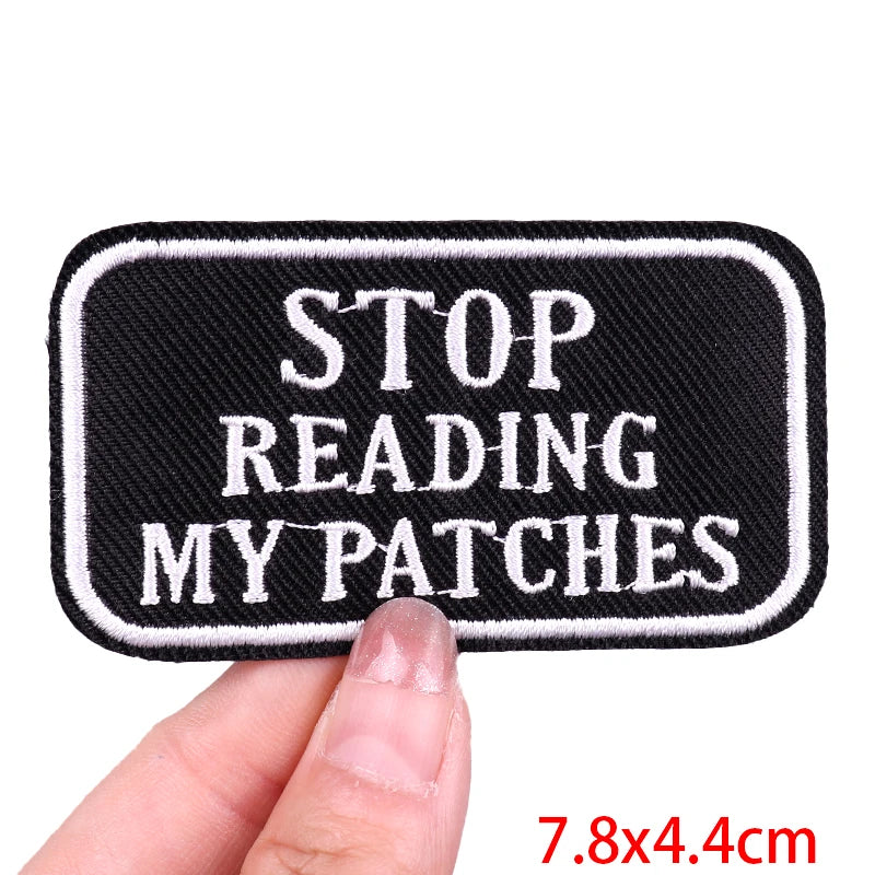 Muscle Animal/Rock Sports Embroidery Patch Iron On Patches For Clothing