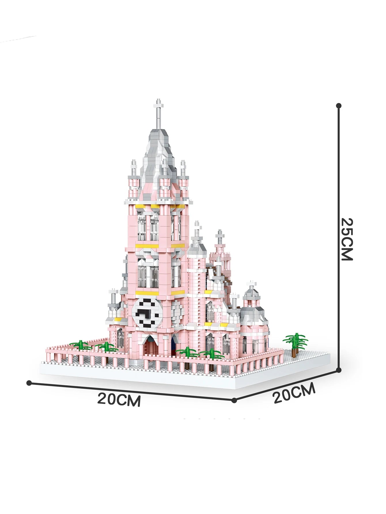 Louvre Micro Mini Building Blocks for Adult, Architecture Toys Set