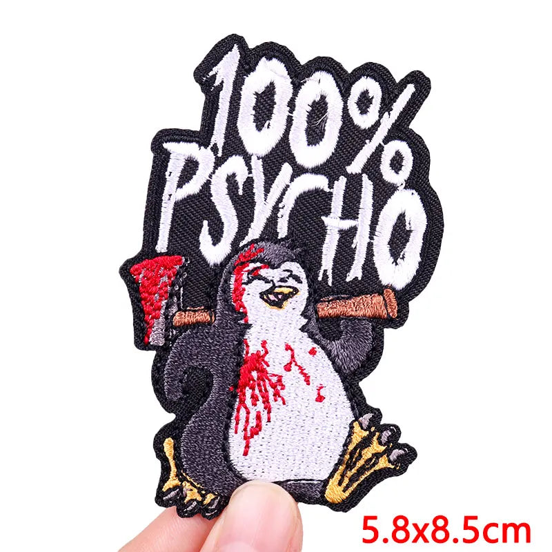 Rose Skull Embroidery Patch Punk Skull Patch Jackets Backpack Hats Sew DIY Iron On Patches For Clothing