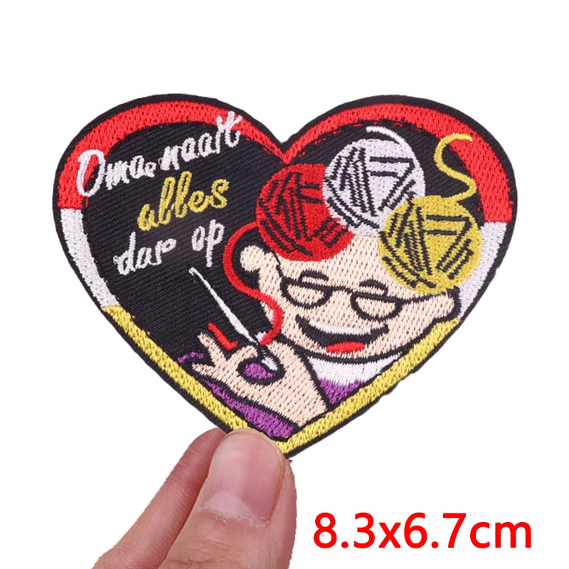 Netherland Embroidery Patches Netherland Carnival Patch Iron On Patches For Clothing