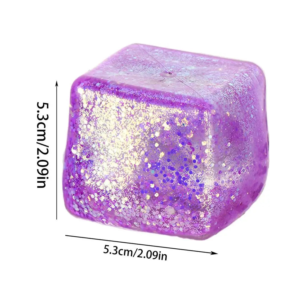 Maltose Cube Stress Squeeze Toy Decompression Small Ice Cubes Anti Stress Slow Rebound