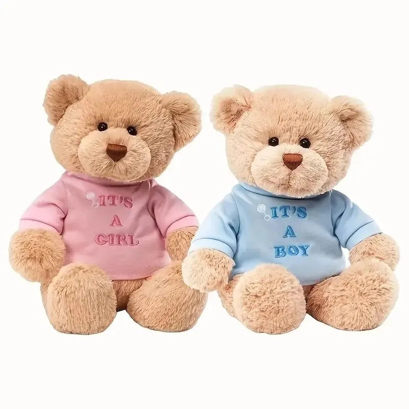 Teddy Bear DIY bear with white Blank Tshirt, 11"