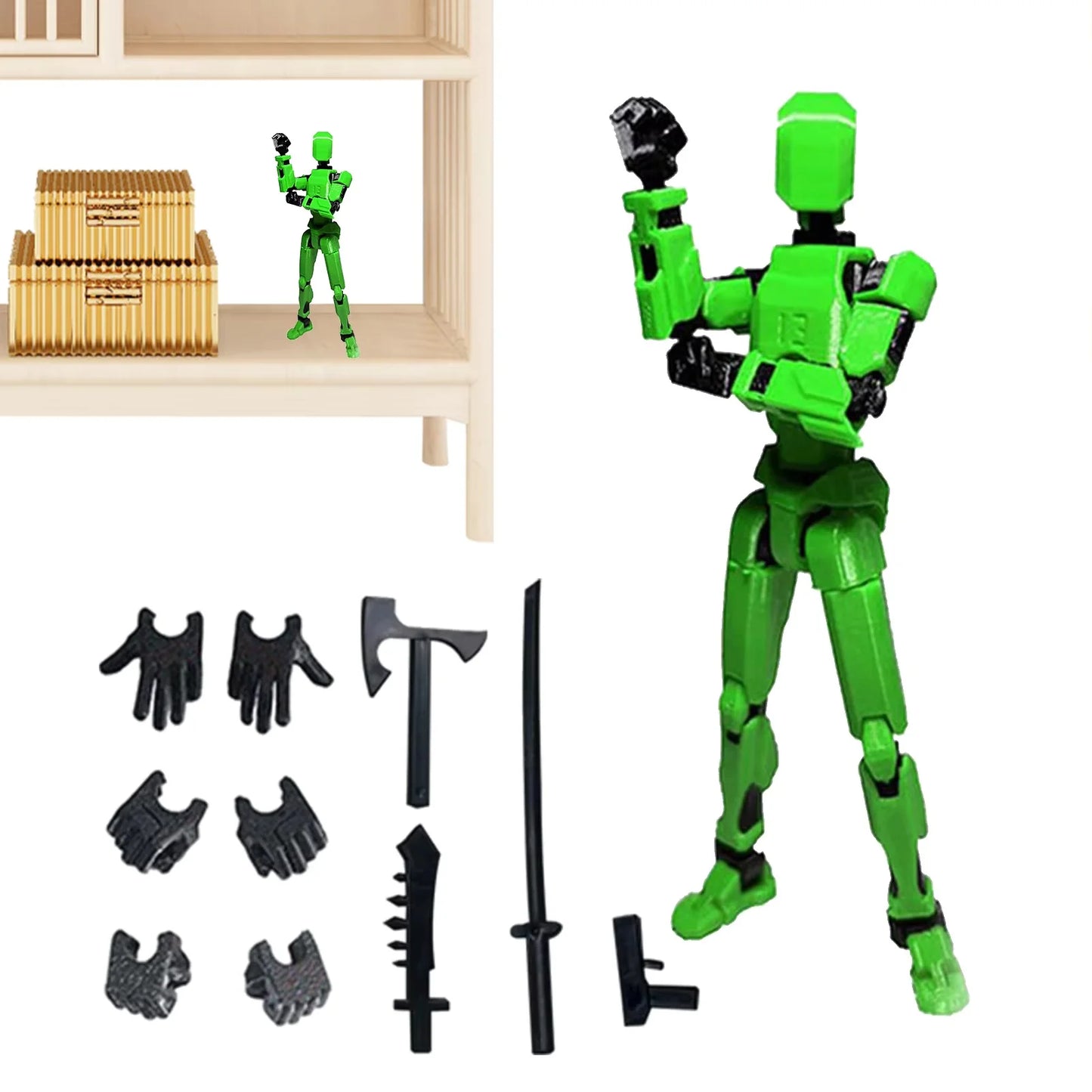 13 Joints Figure Articulate Movable Dummy Doll Assembly Toy 3D Printed Action Figure