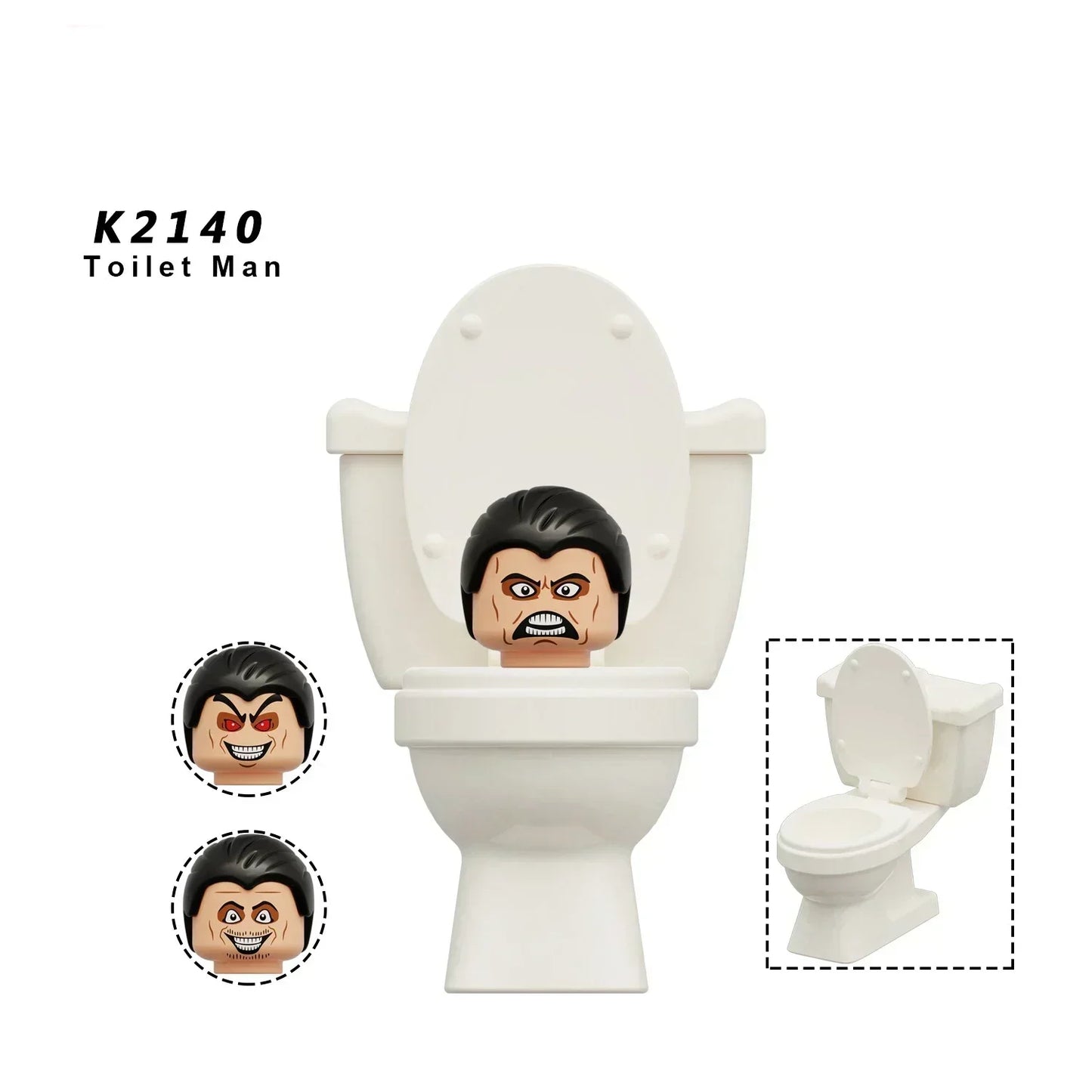 Skibidi Toilet Man Figures Anime Block Toys TvMan Titan Cameraman Speakerman Bricks Model Toy