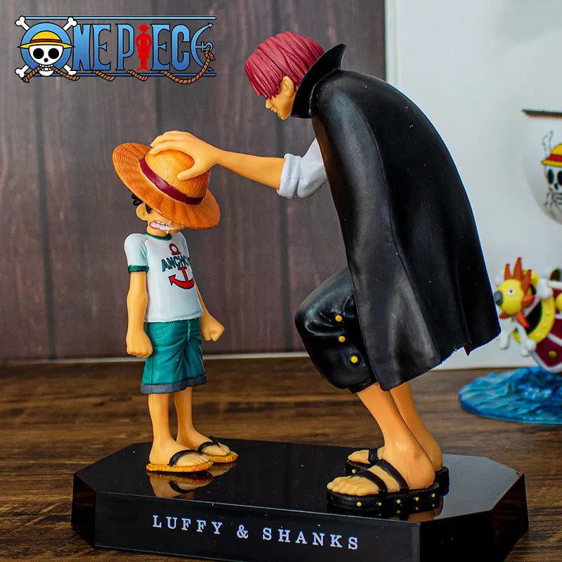 One Piece Anime Figure Four Emperors Shanks Straw Hat Luffy Action Figure