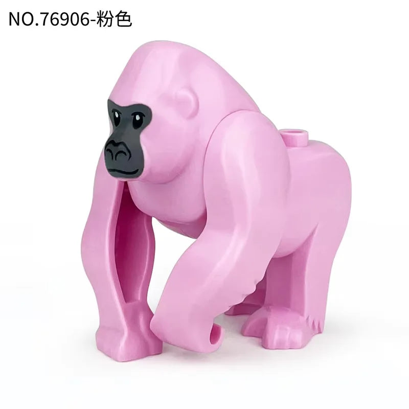 MOC Farm Zoo Animal Building Blocks Kids Toys