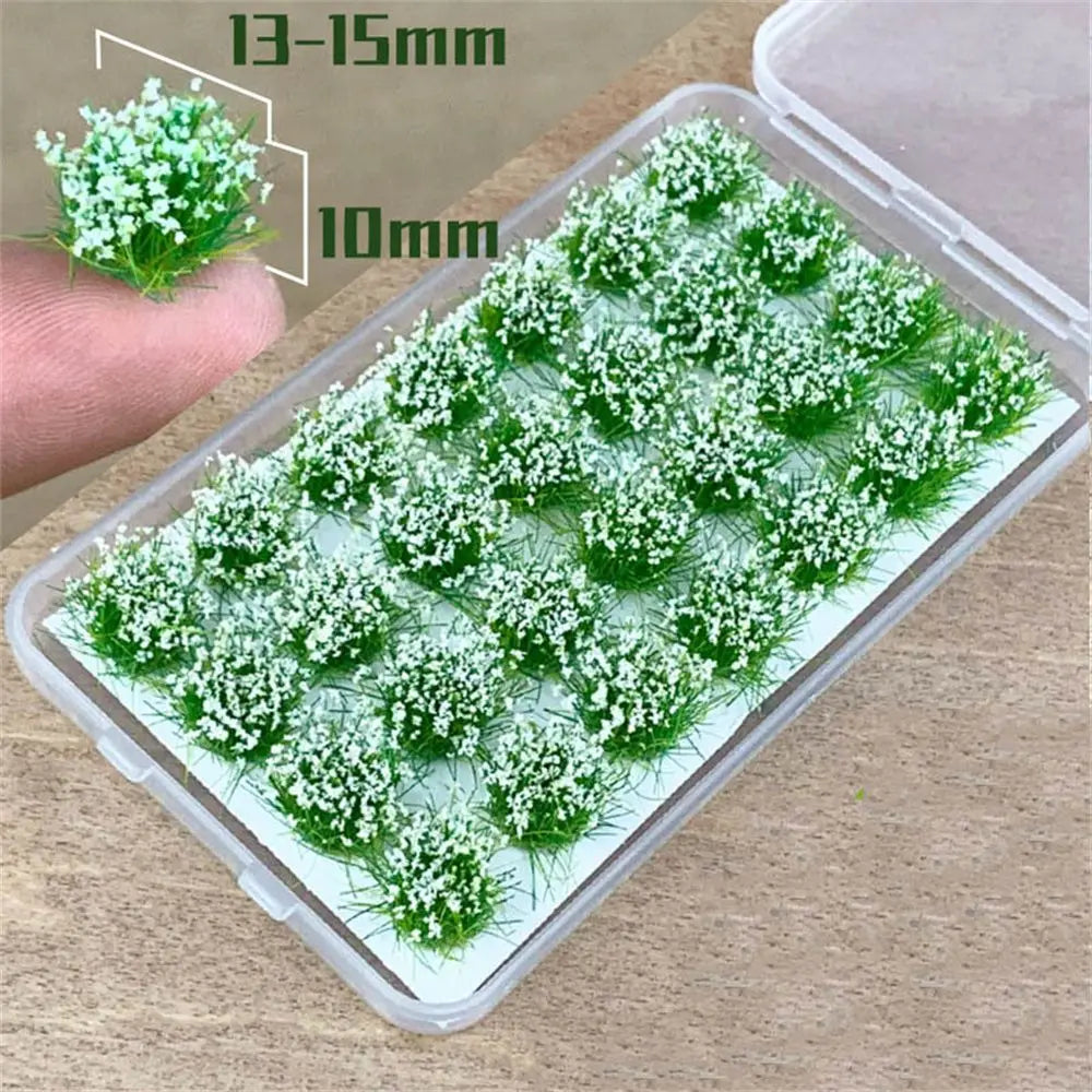 Grass Nest Model Sand Scene DIY Material Realistic Grass Tuft Miniature Grass Bushes Plant Cluster Scenery