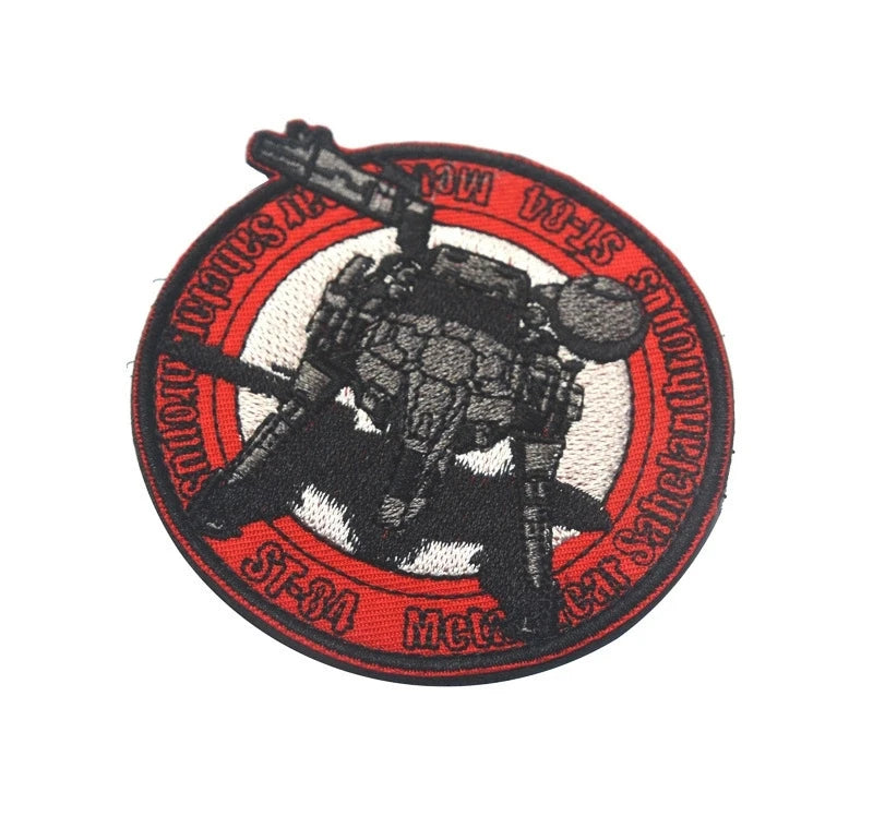 Metal Gear Solid MGS 5 Diamond Dogs Special Force Group Ghost Embroidered Patch