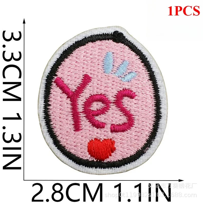 Cute Korean Handmade Embroidery Cloth Sticker Bear Patch Sticker Clothes Decoration