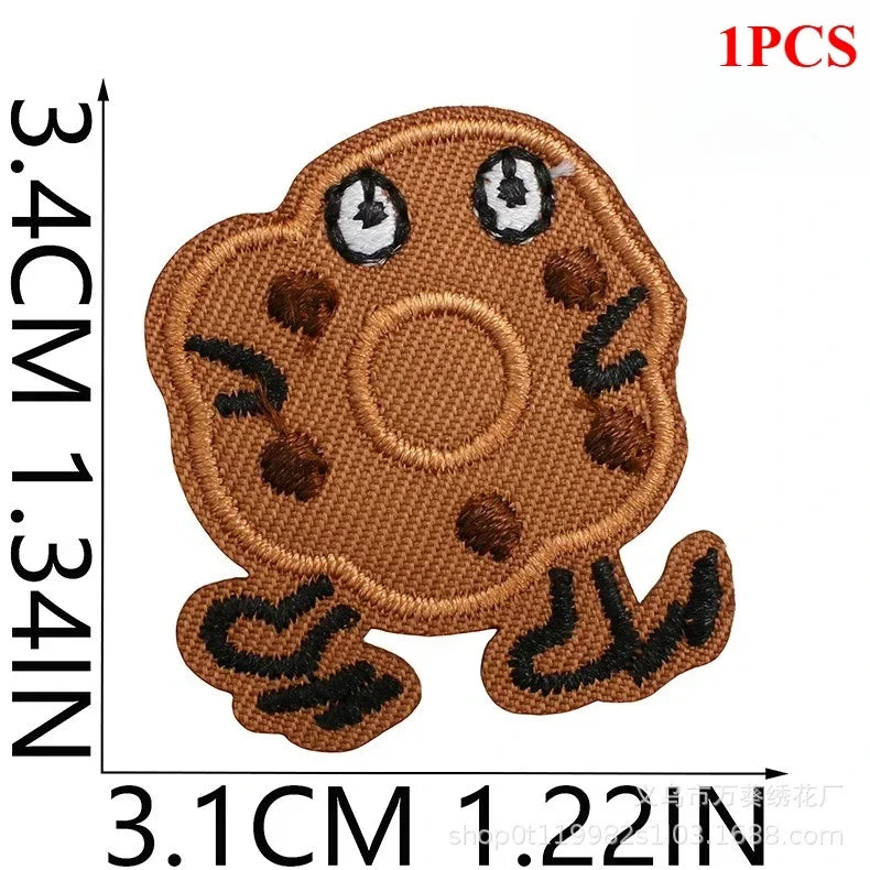 Cute Korean Handmade Embroidery Cloth Sticker Bear Patch Sticker Clothes Decoration