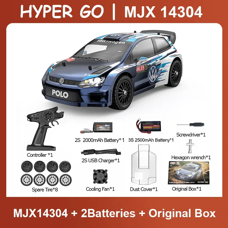 MJX HYPER GO RC Drift Car 4WD High Speed Gyro Toy for Kids