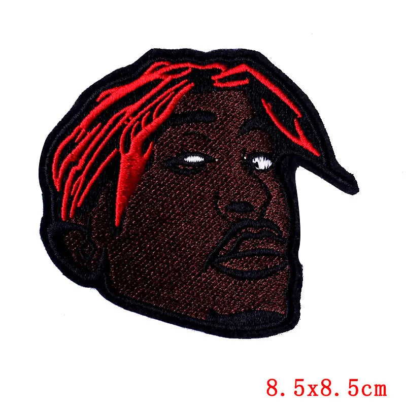 Muscle Animal/Rock Sports Embroidery Patch Iron On Patches For Clothing