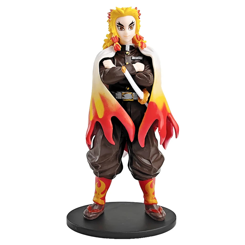 Demon Slayer Anime Action Figure - Kamado Tanjirou with Agatsuma Zenitsu And Nezuko PVC Model Toys