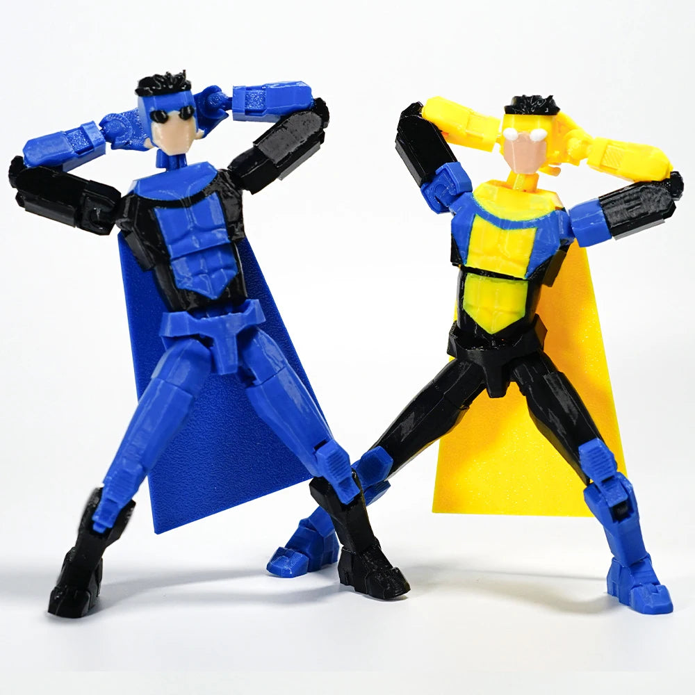 3D Printed Superheroes Invincible 2.0 Anime Multi-Jointed Shapeshift Toys Action Figures