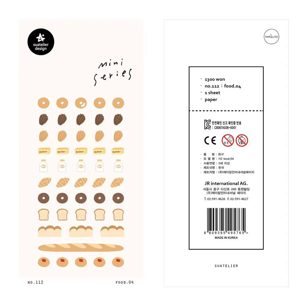 Korean Import Original Collection Kawaii Daily Stickers