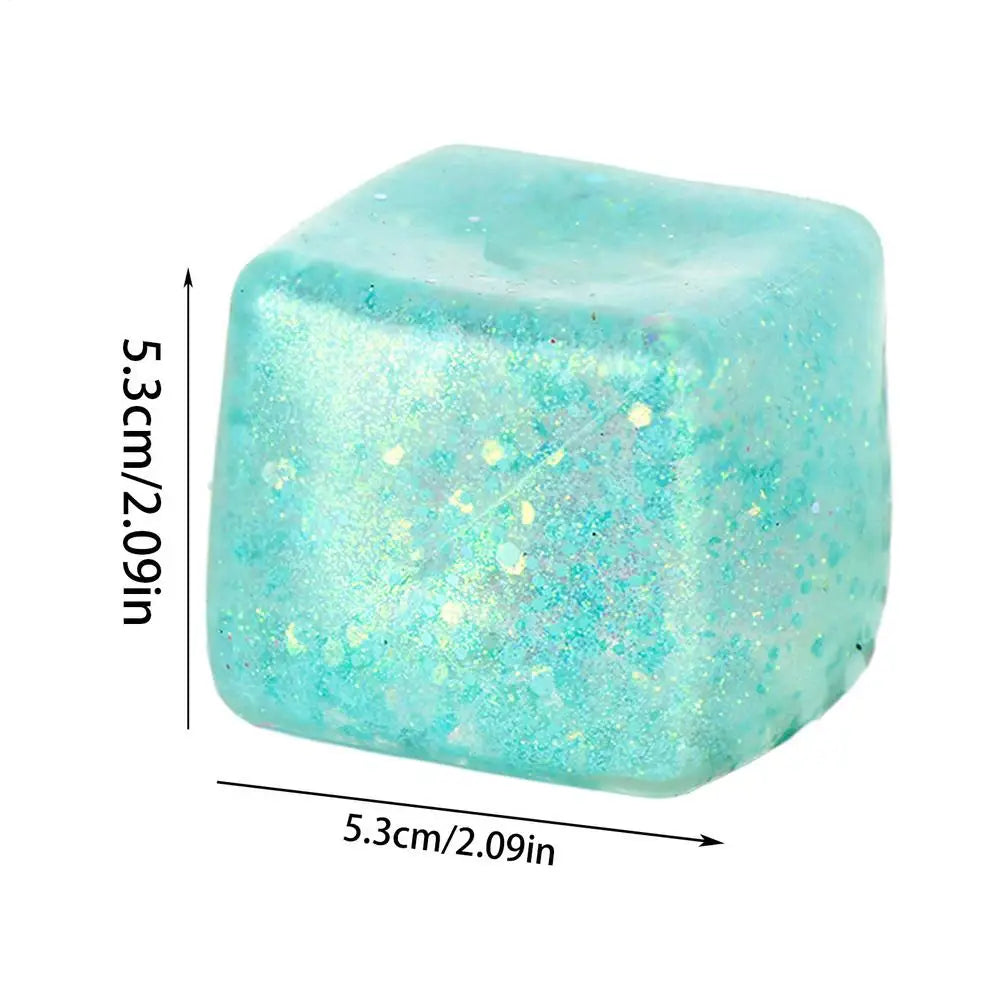 Maltose Cube Stress Squeeze Toy Decompression Small Ice Cubes Anti Stress Slow Rebound