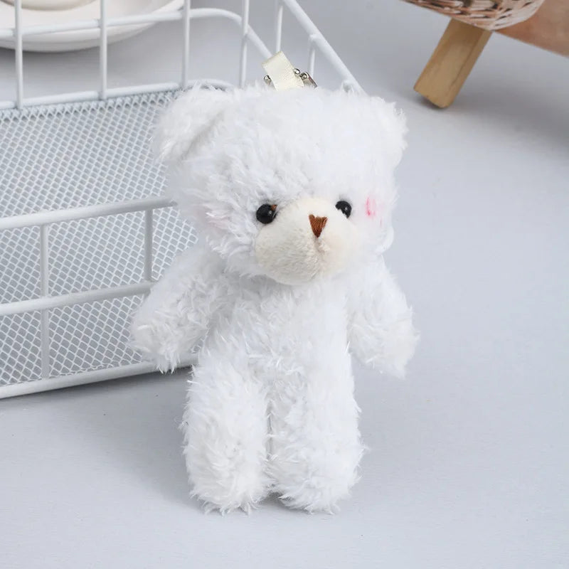 Plush Doll Toys Teddy Bear Pendant Key Ring Animal Bear Stuffed Doll Keychain
