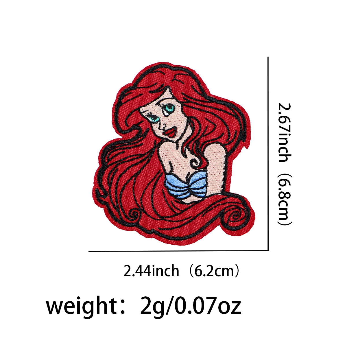 Cute Monster Embroidery Patch Cartoon Mouse Iron On Patches For Clothing